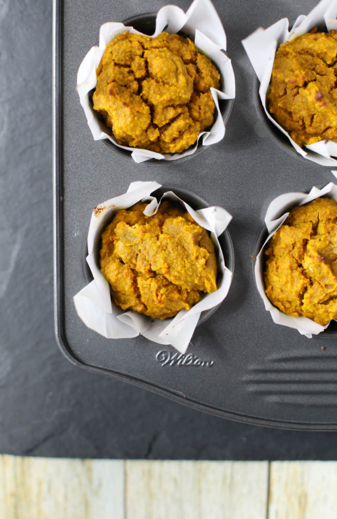 healthy breakfast sweet potato turmeric protein muffins grain free dairy free gluten free