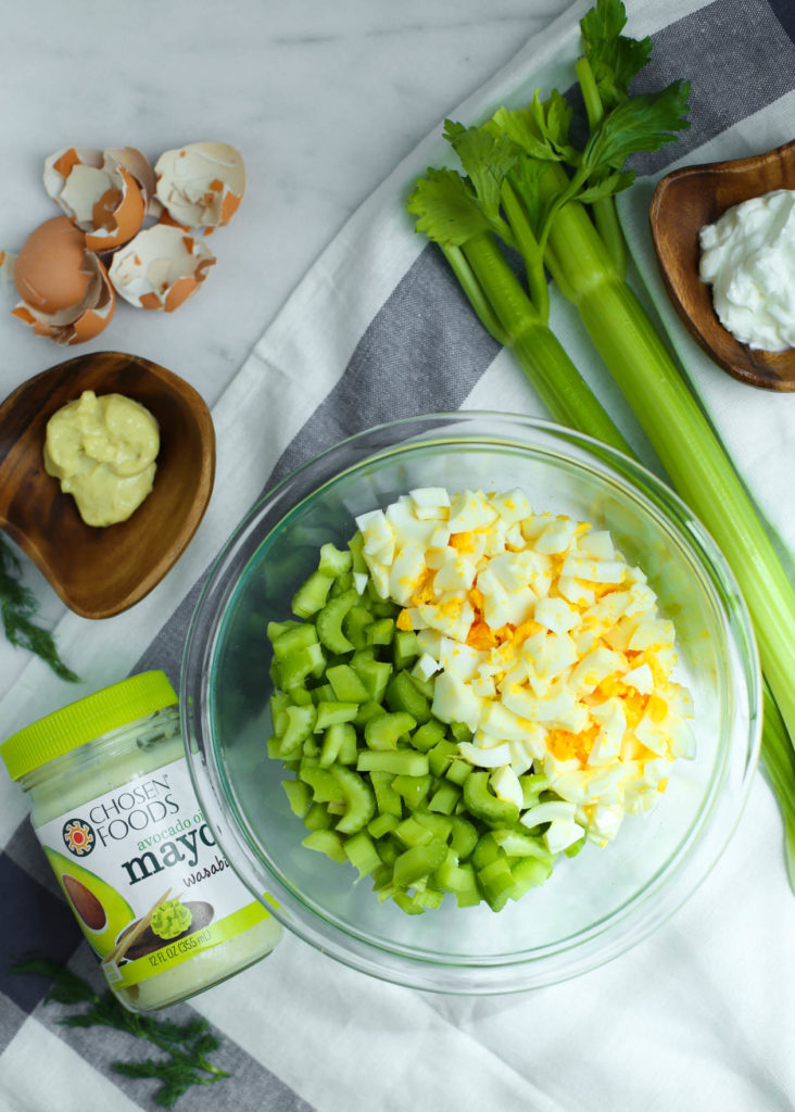 egg salad, sandwich, healthy, dill, skyr, lunch