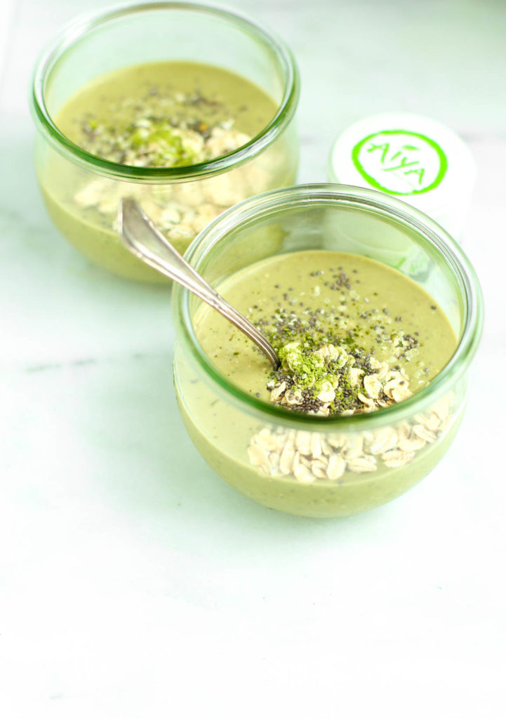 chia, matcha, breakfast, smoothie, vegan, gluten-free, dairy-free, refined sugar-free, overnight oats, everyday meals, healthy recipes