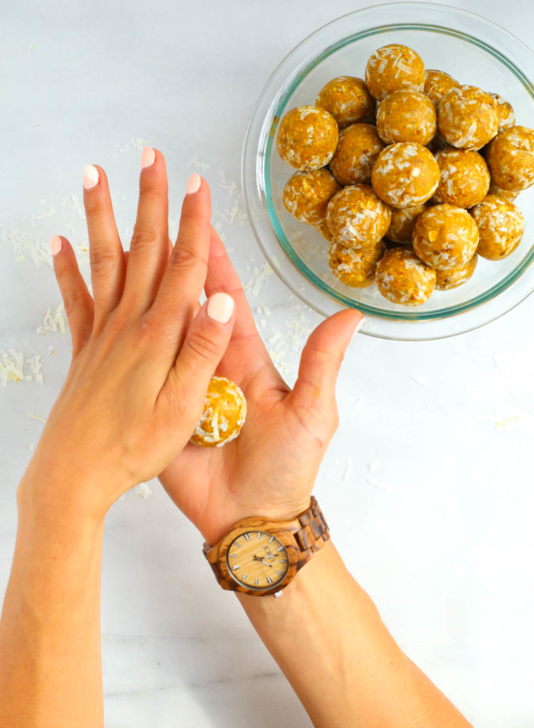 no bake, lemon, turmeric, energy balls