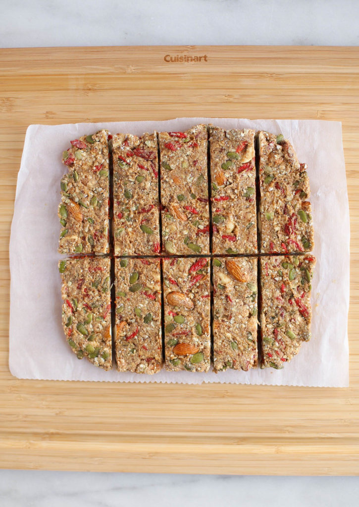 healthy, goji, nut, granola bars