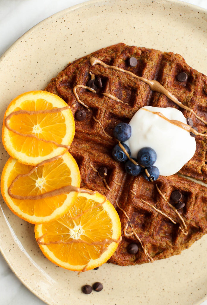 flourless, chai, chocolate, healthy, waffles