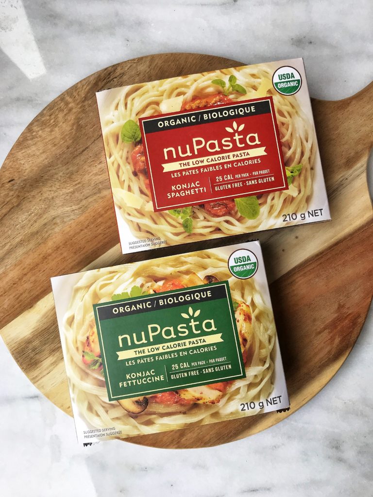 nuPasta low calorie konjac pasta